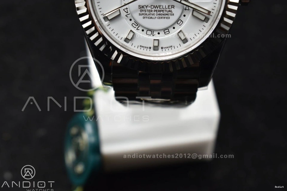 326934 Dial A2824 Edition ZF on 904L SS Sky-Dweller SS White Bracelet Best Jubilee 1:1 0402